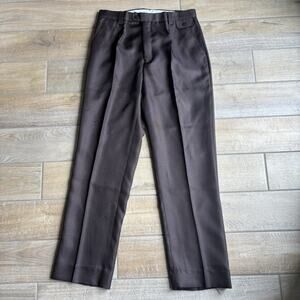 NWT Steve Harvey Dress‎ Pants Mens 34 Toffee Brown Pleated Celebrity Edition New